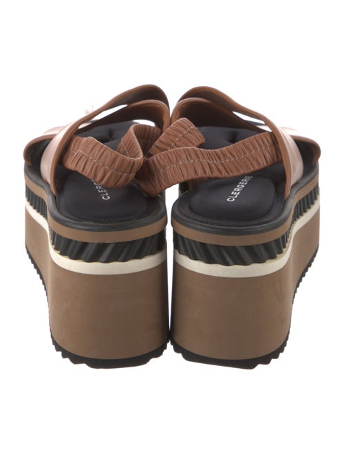 Robert Clergerie Leather Slingback Sandals