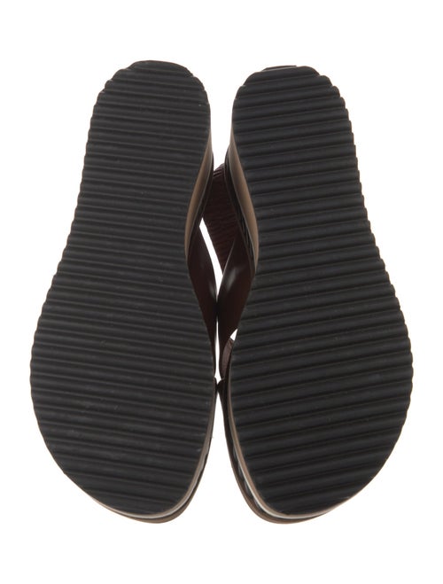 Robert Clergerie Leather Slingback Sandals