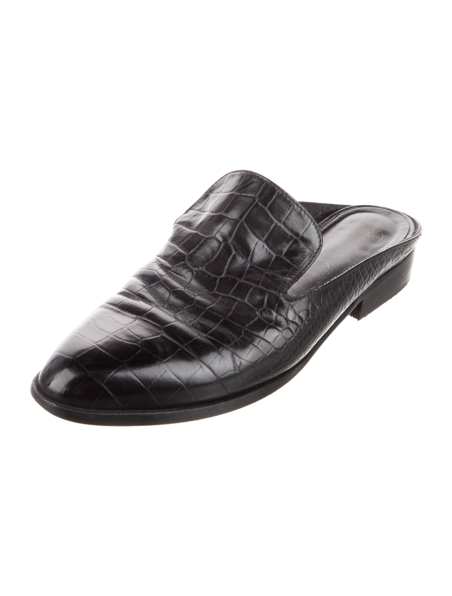 Robert Clergerie Leather Mules