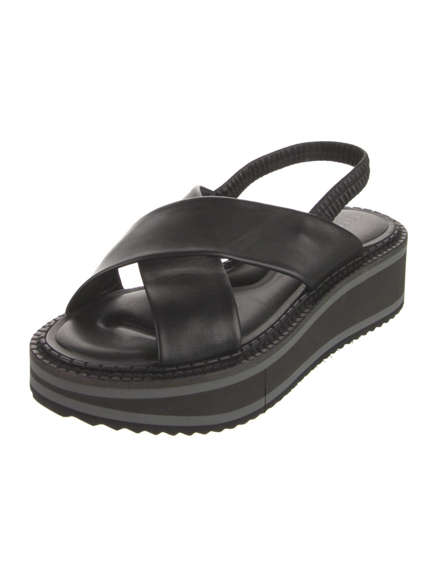 Robert Clergerie Leather Slingback Sandals