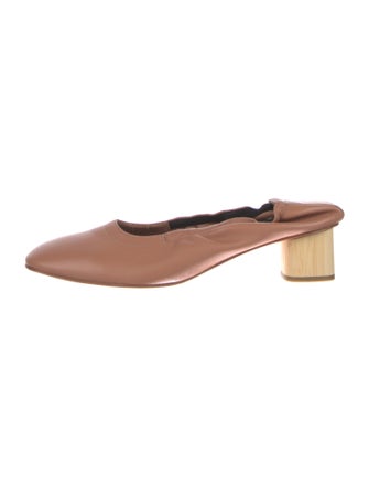 Robert Clergerie Leather Mules