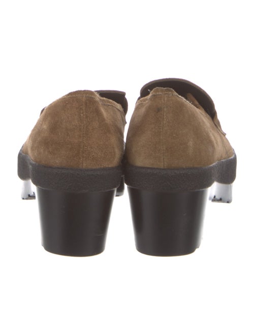 Robert Clergerie Suede Colorblock Pattern Pumps