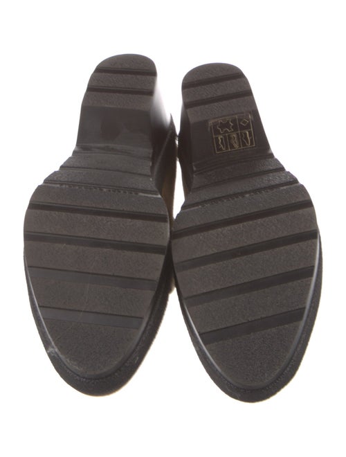 Robert Clergerie Suede Colorblock Pattern Pumps