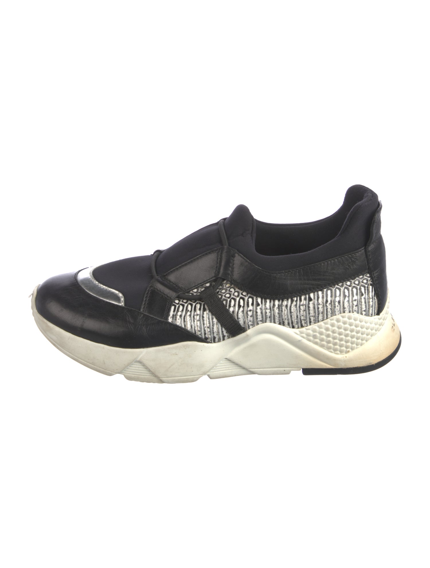 Robert Clergerie Leather Printed Sneakers