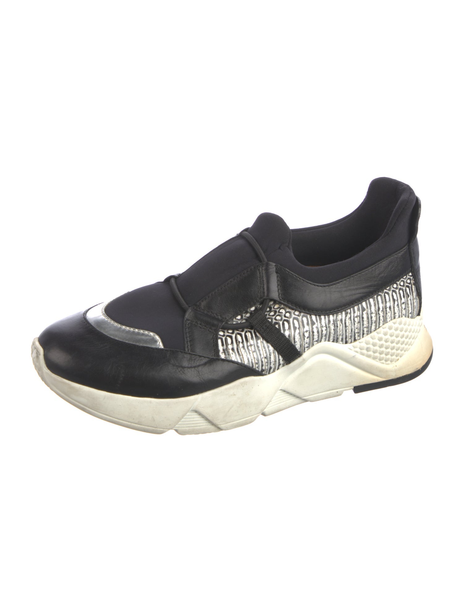 Robert Clergerie Leather Printed Sneakers