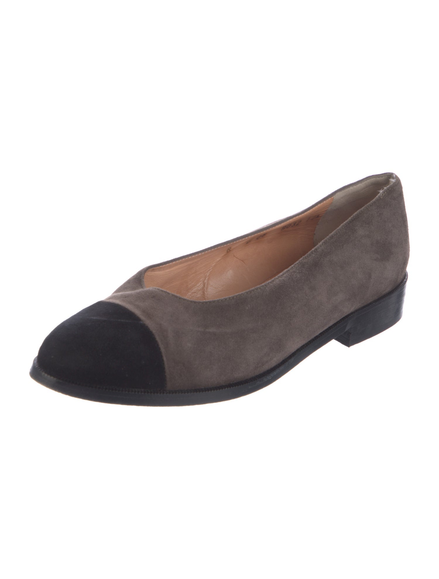 Robert Clergerie Suede Colorblock Pattern Flats