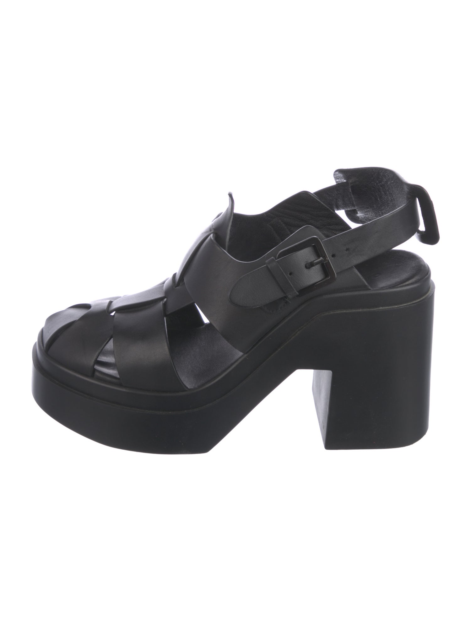 Robert Clergerie Leather Slingback Pumps