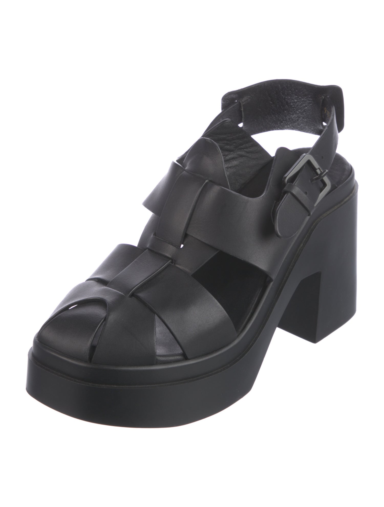 Robert Clergerie Leather Slingback Pumps