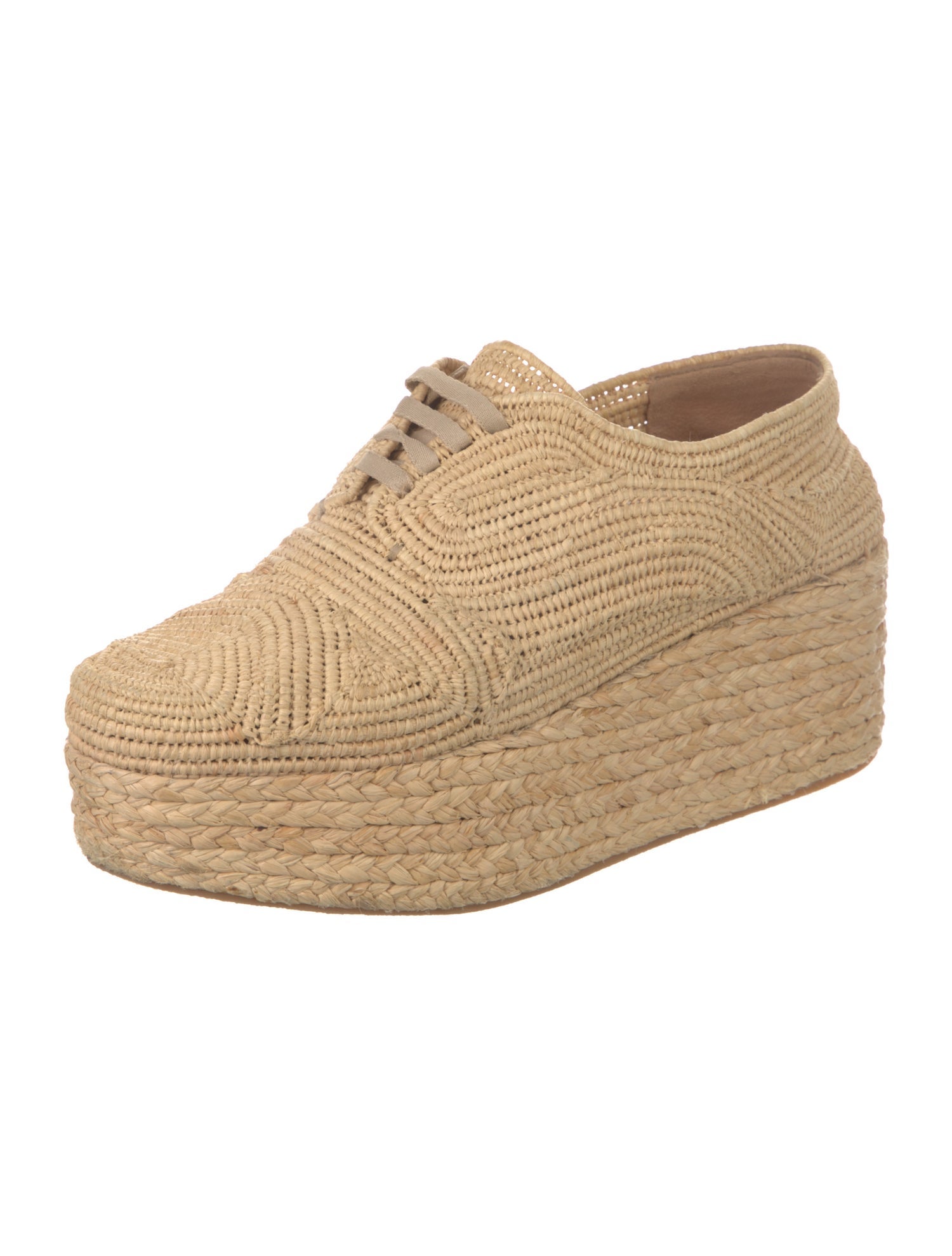 Robert Clergerie Straw Oxfords