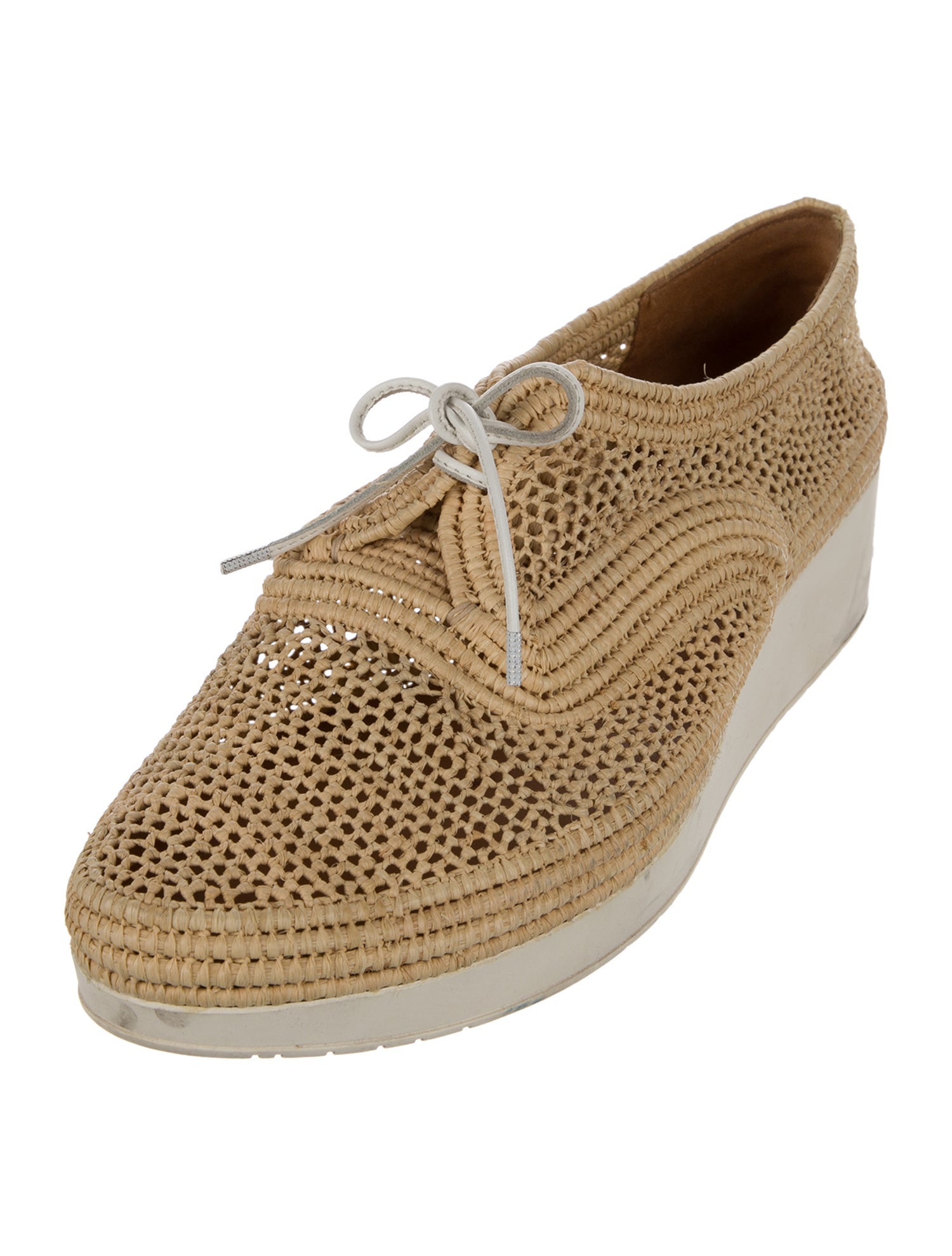 Robert Clergerie Straw Loafer Sneakers