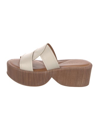 Robert Clergerie Leather Slides