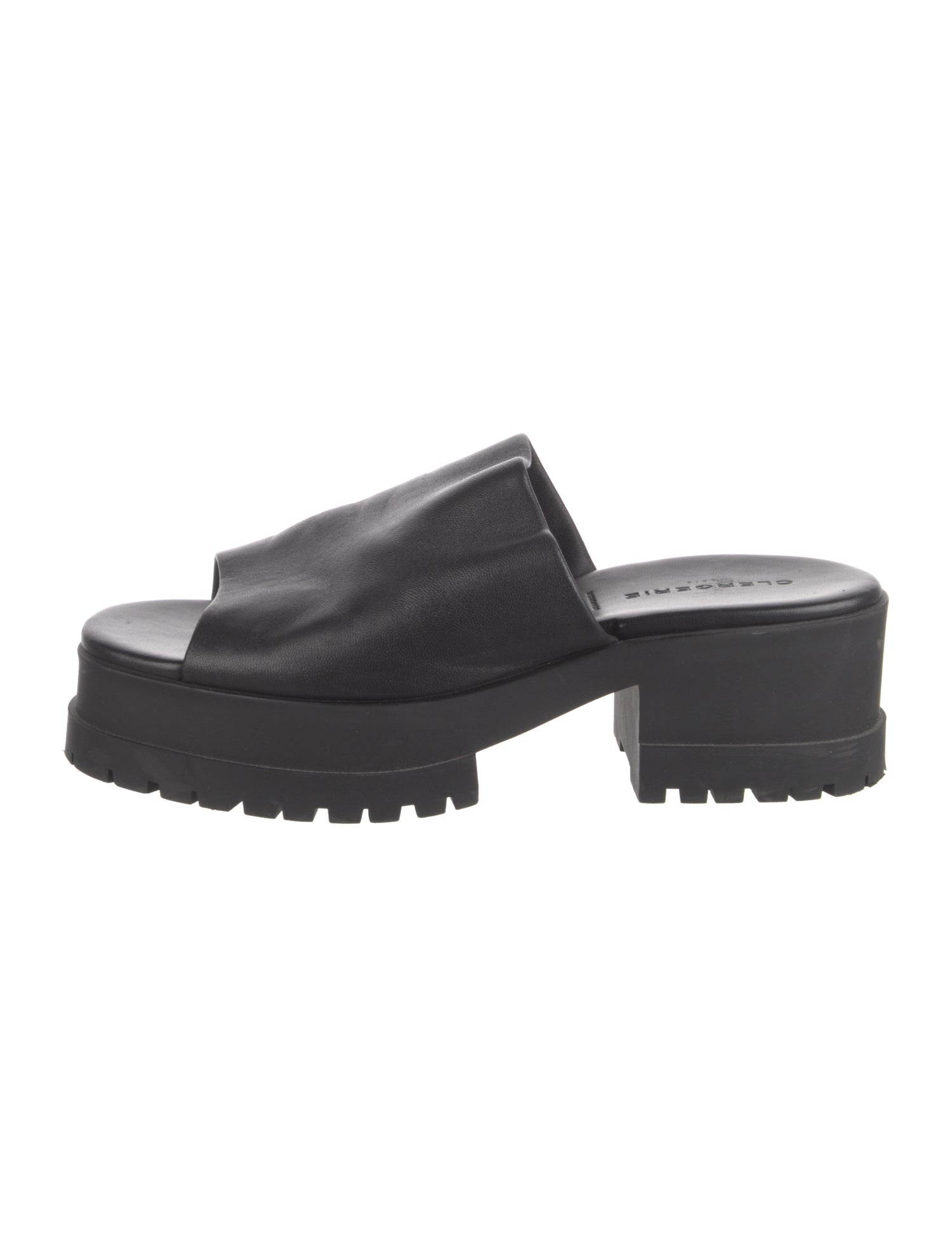 Robert Clergerie Leather Slides