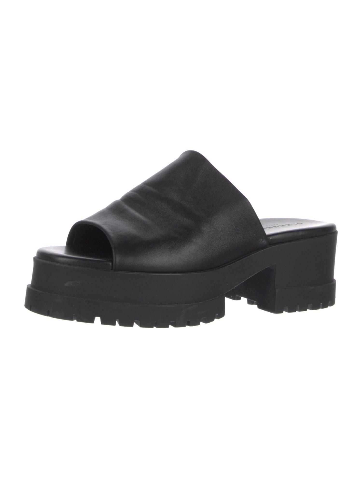 Robert Clergerie Leather Slides