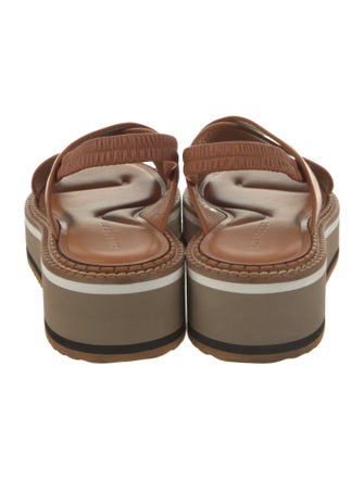 Robert Clergerie Leather Slingback Sandals