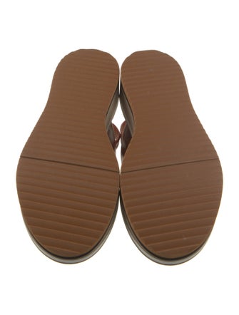 Robert Clergerie Leather Slingback Sandals