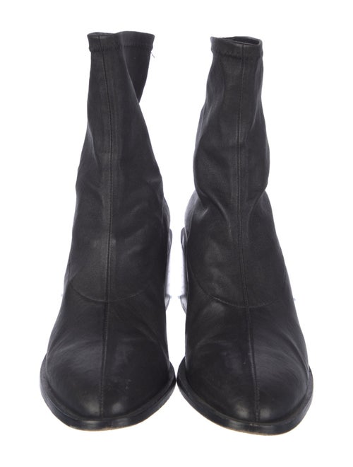 Robert Clergerie Leather Sock Boots