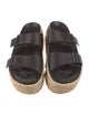 Robert Clergerie Leather Leather Trim Embellishment Espadrilles