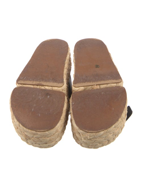 Robert Clergerie Leather Leather Trim Embellishment Espadrilles