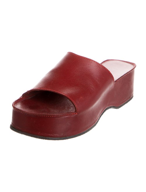 Robert Clergerie Leather Slides