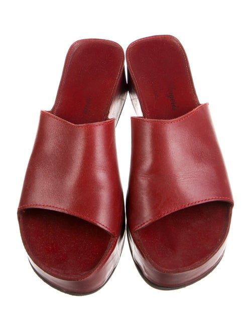 Robert Clergerie Leather Slides
