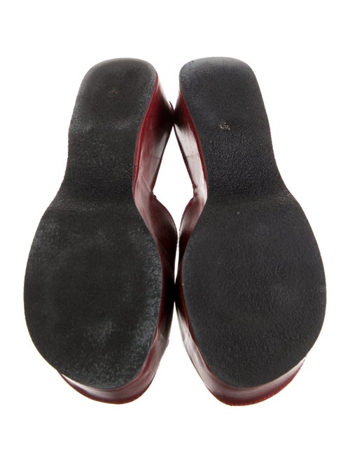 Robert Clergerie Leather Slides