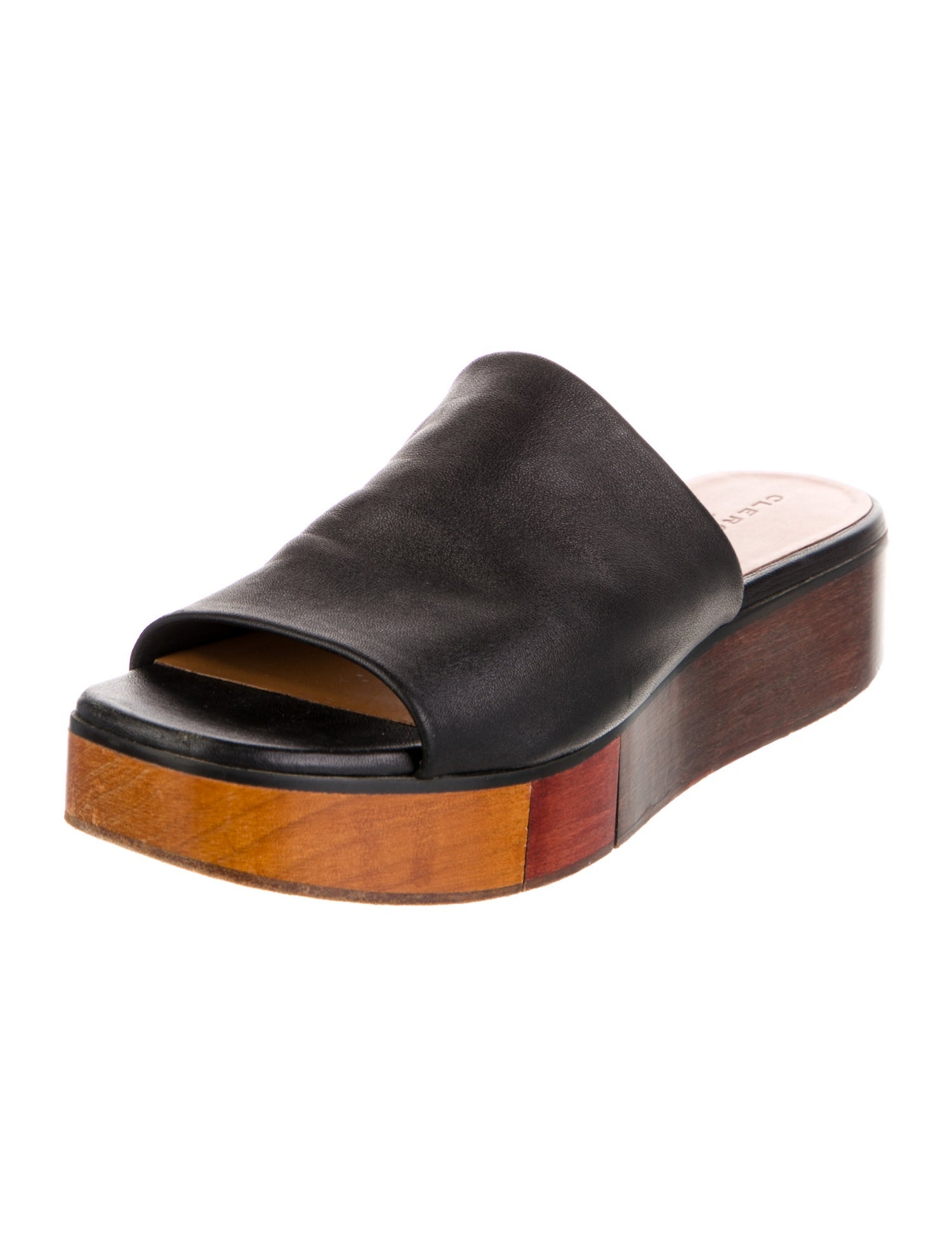 Robert Clergerie Leather Slides