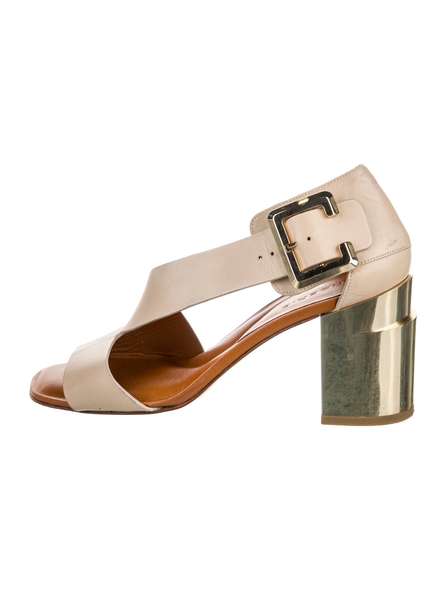 Robert Clergerie Leather T-Strap Pumps
