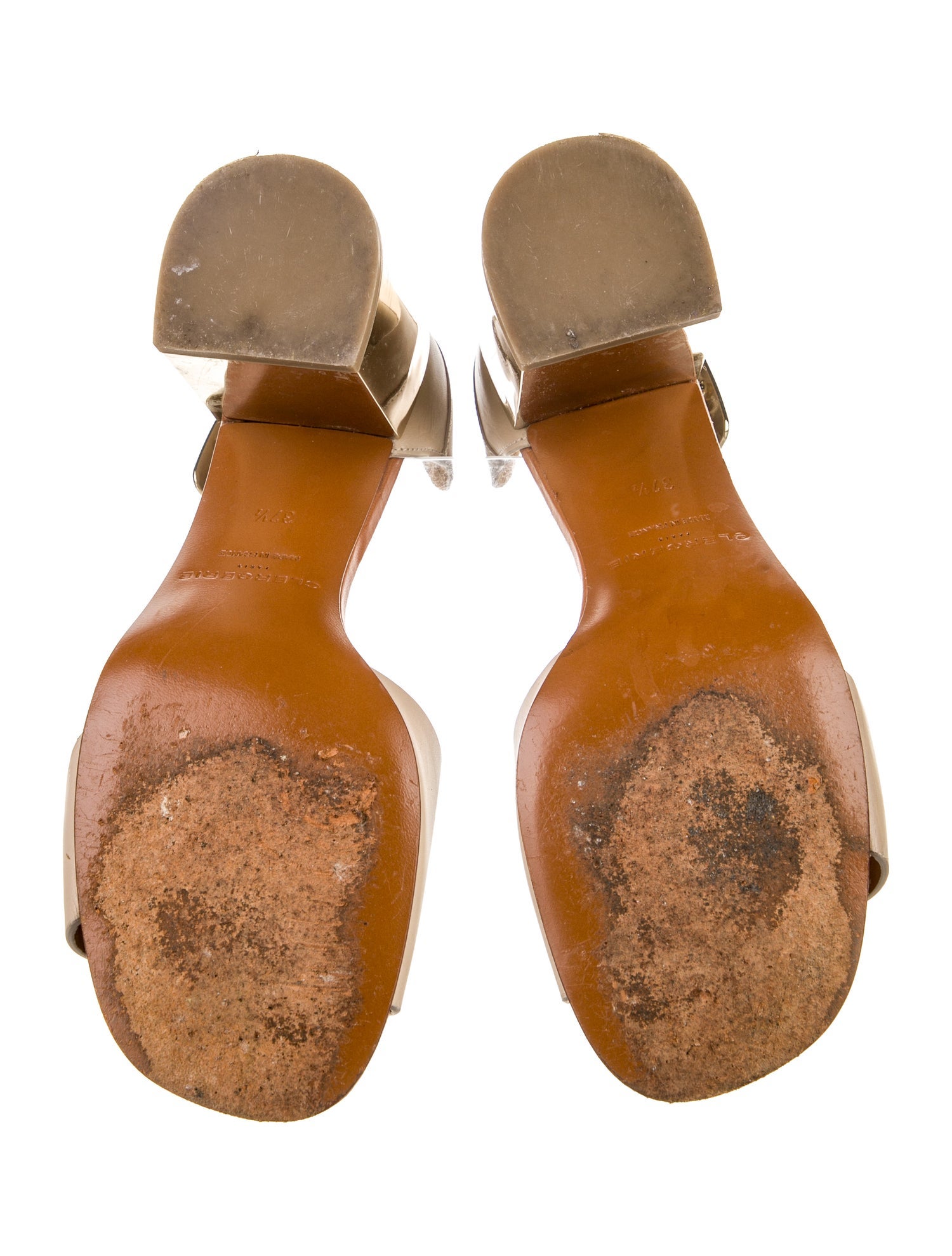 Robert Clergerie Leather T-Strap Pumps