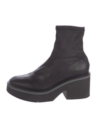 Robert Clergerie Leather Sock Boots