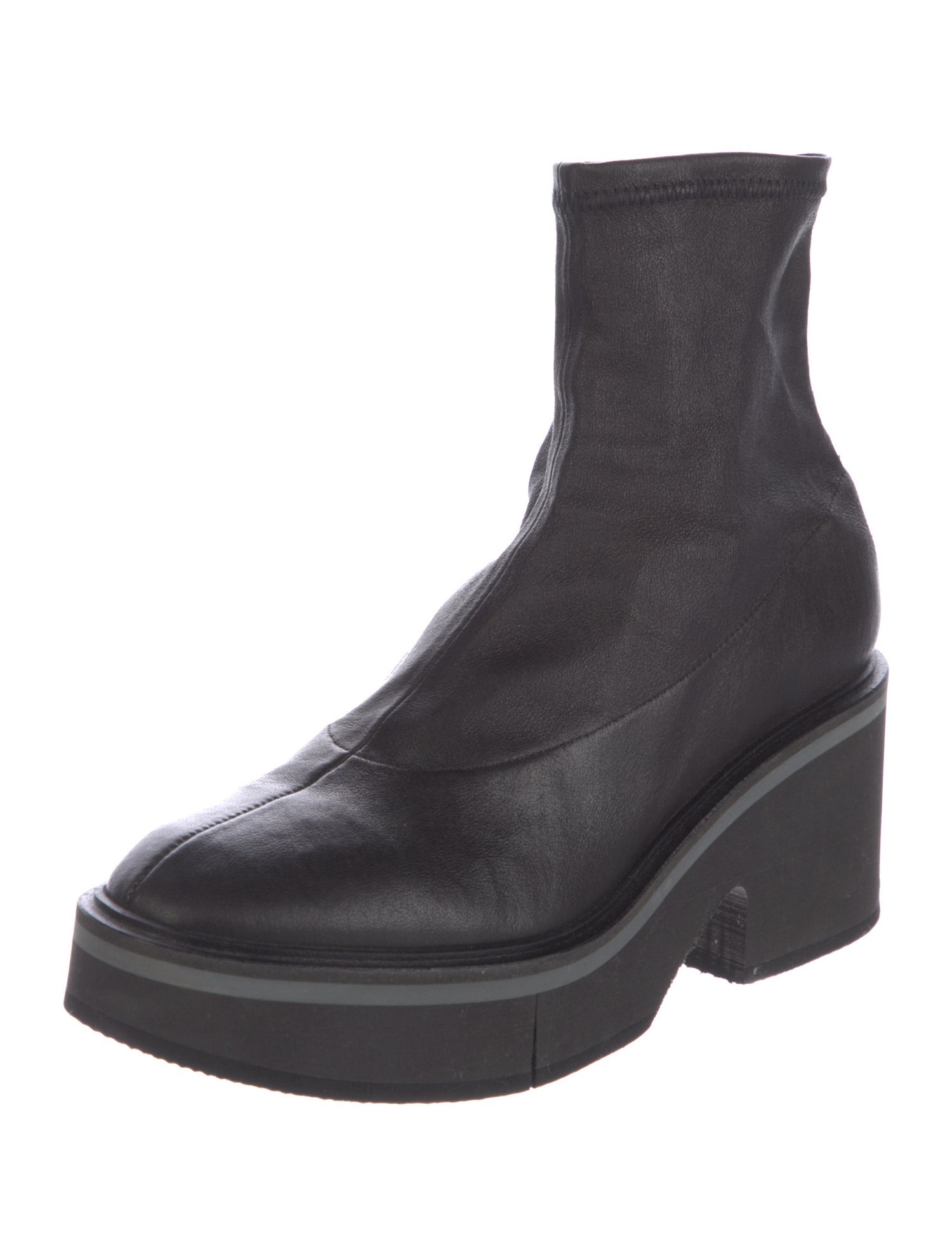 Robert Clergerie Leather Sock Boots