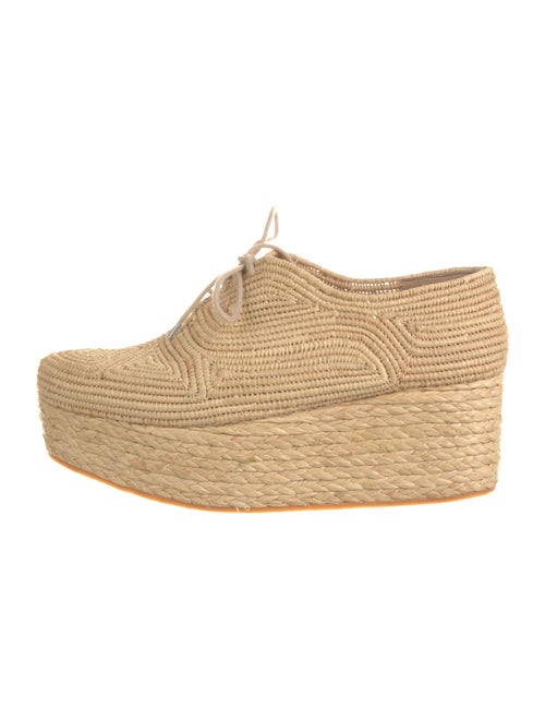 Robert Clergerie Straw Oxfords