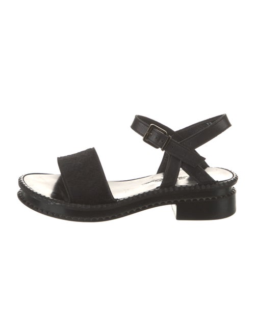 Robert Clergerie Ponyhair Slingback Sandals
