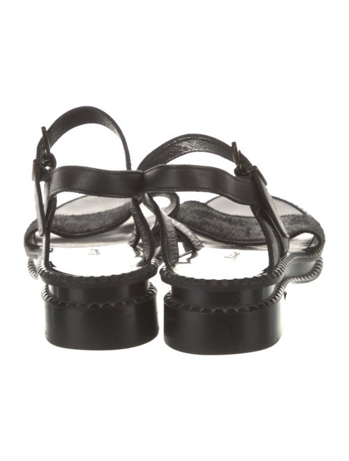 Robert Clergerie Ponyhair Slingback Sandals