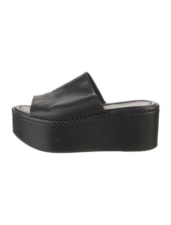 Robert Clergerie Leather Slides