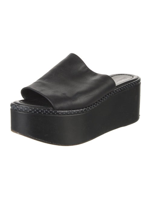 Robert Clergerie Leather Slides