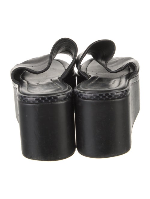 Robert Clergerie Leather Slides