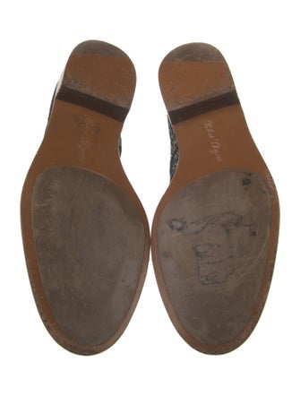 Robert Clergerie Leather Animal Print Oxfords