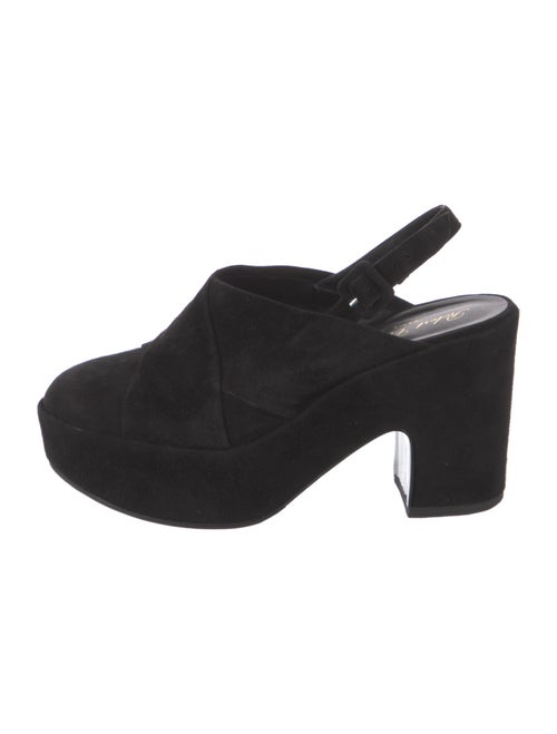 Robert Clergerie Suede Slingback Pumps