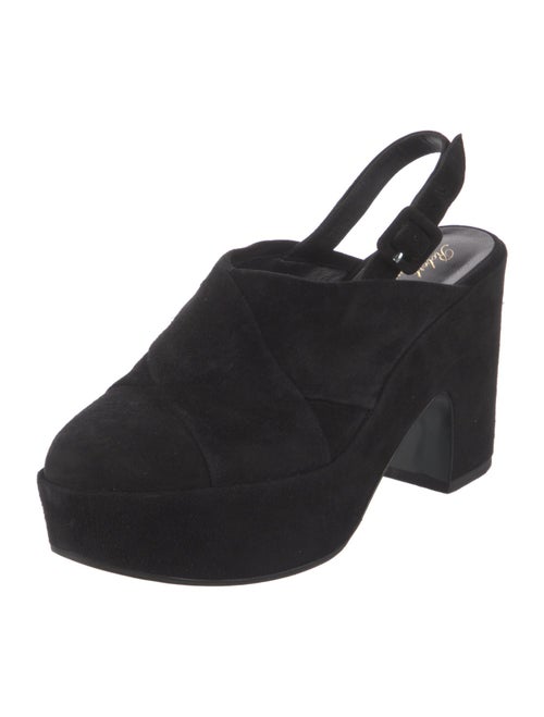 Robert Clergerie Suede Slingback Pumps