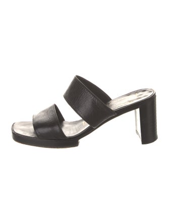 Robert Clergerie Leather Slides