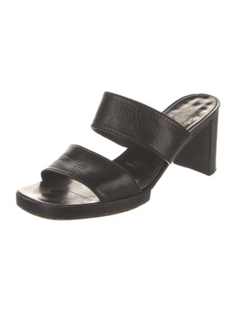 Robert Clergerie Leather Slides