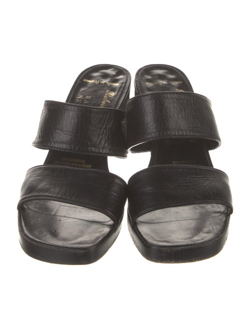 Robert Clergerie Leather Slides