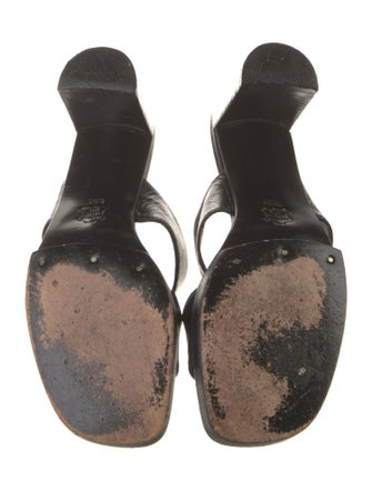 Robert Clergerie Leather Slides