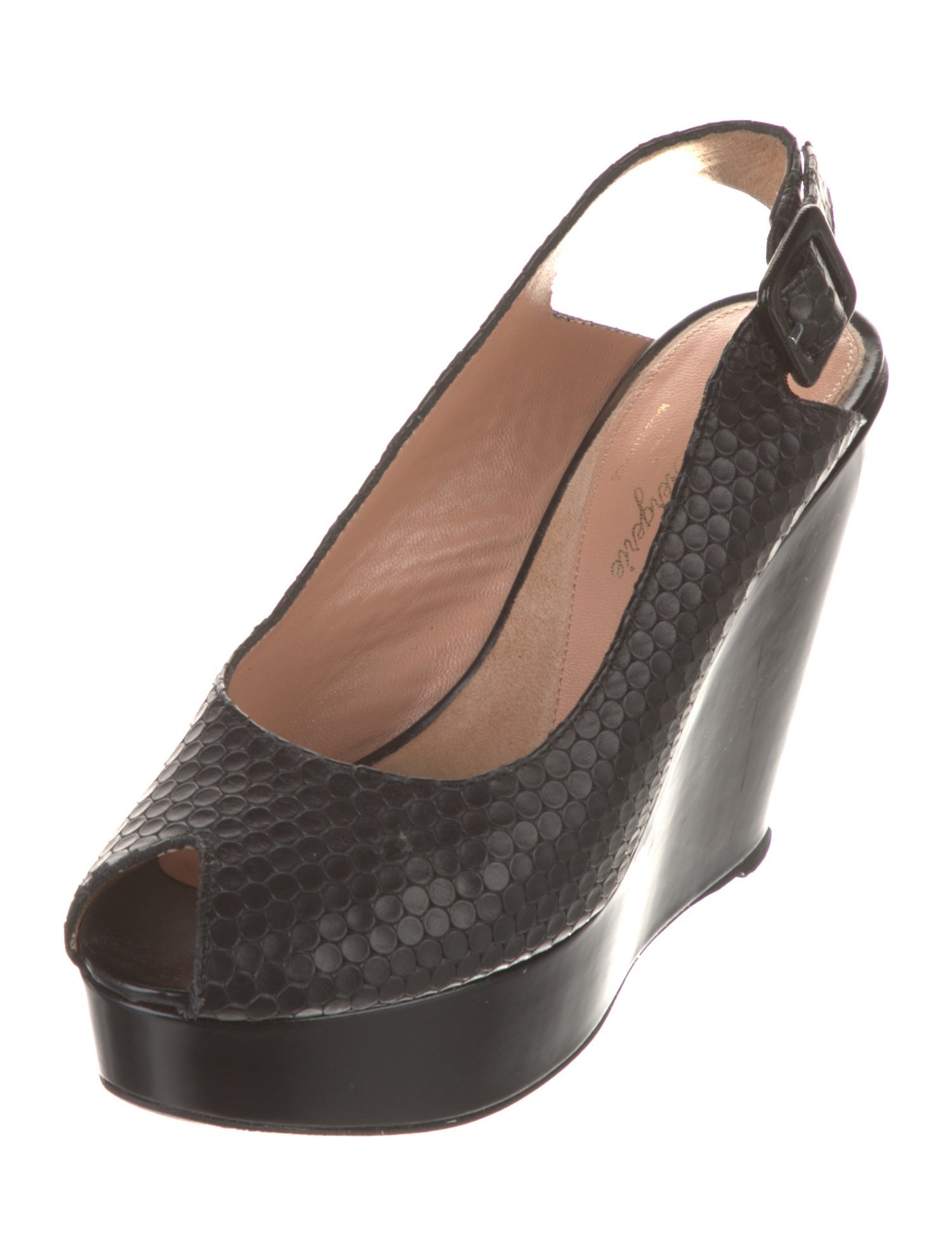 Robert Clergerie Leather Slingback Pumps