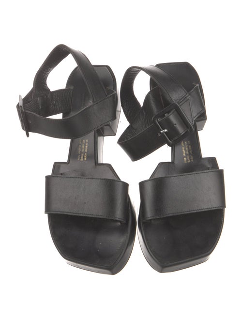 Robert Clergerie Leather Slingback Sandals