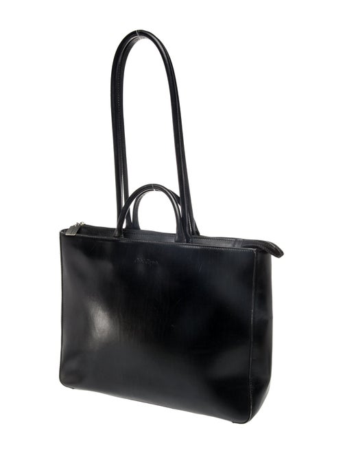 Robert Clergerie Leather Top Handle Bag