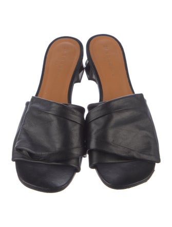 Robert Clergerie Leather Slides