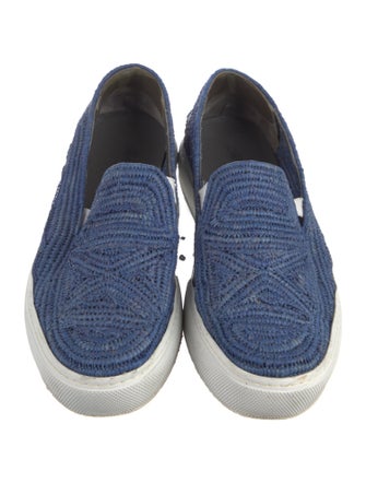 Robert Clergerie Straw Sneakers