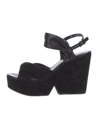 Robert Clergerie Suede Slingback Sandals