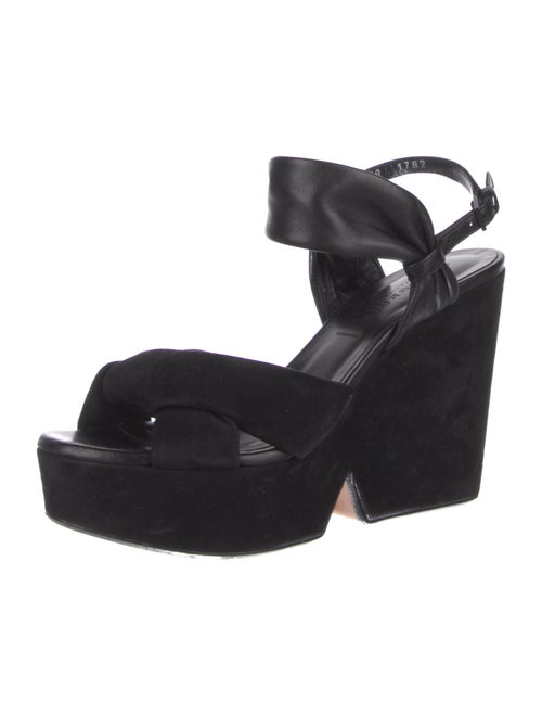 Robert Clergerie Suede Slingback Sandals